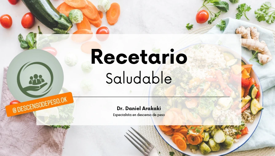 Carátula del Recetario Saludable